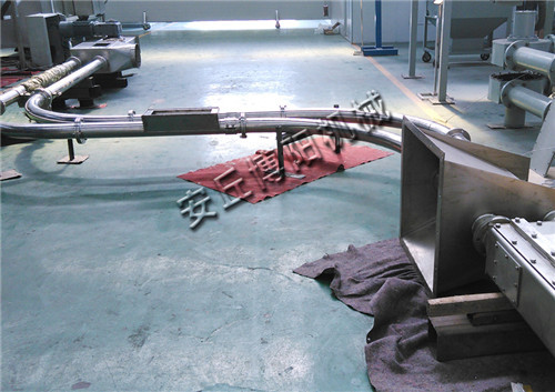 磷礦粉管鏈式輸送機如何正確安裝？