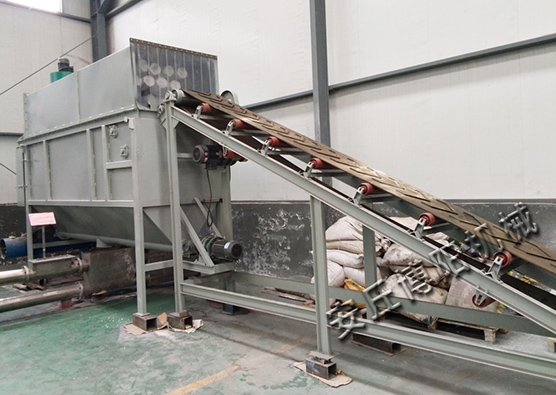 石膏粉自動拆包機(jī)用戶定制，無塵環(huán)保