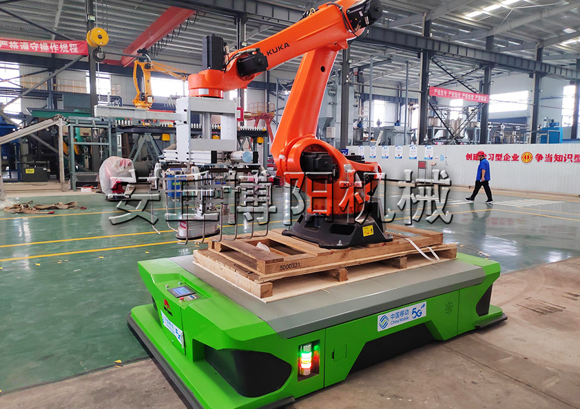 安丘博陽機械袋料全自動搬運碼垛機特點是什么?