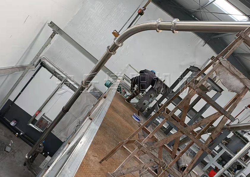 醋酸鈉管鏈輸送機(jī)的設(shè)備結(jié)構(gòu) 管鏈?zhǔn)椒哿陷斔蜋C(jī)的工作流程